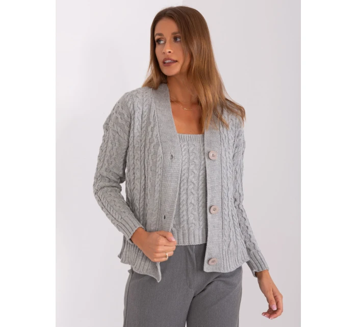 Komplet BA KMPL model 18985205 szary - FPrice