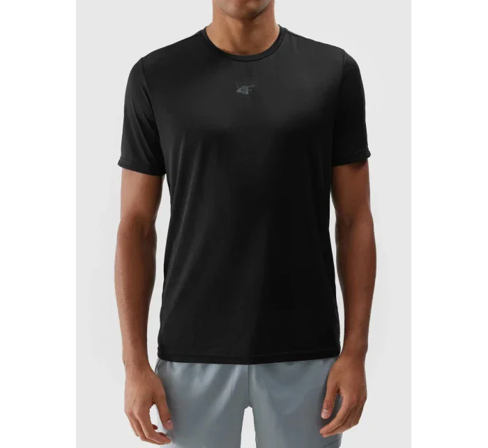 Pánské sportovní triko 4F - černé Pánské sportovní triko 4F - černé