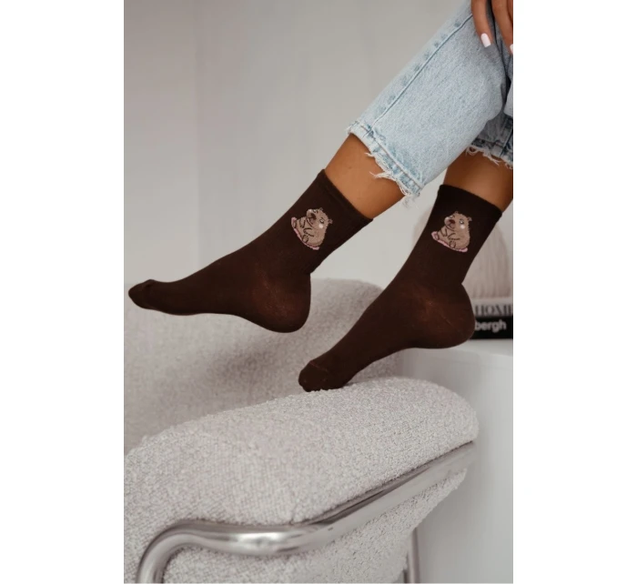 Dámské ponožky Sedící kapybara 0200.192