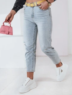 Dámské džínové kalhoty mom fit s páskem JEANMOMENT FashionStreet UY2358