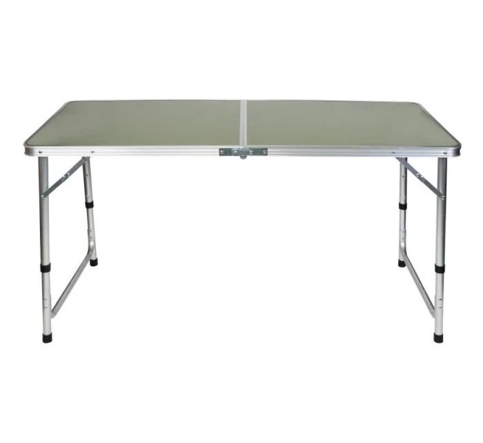 SKLÁDACÍ KEMPINGOVÝ TURISTICKÝ STŮL 120X60X70/62/55CM ZELENÝ