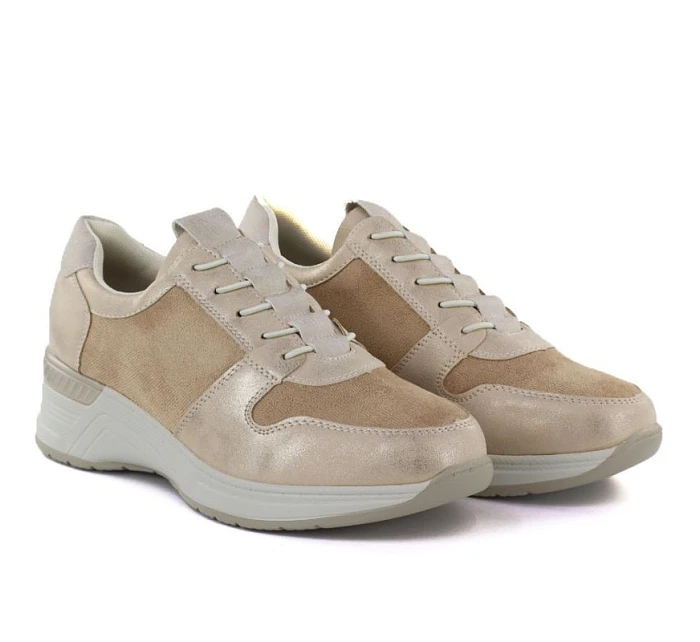 Dámské klasické sportovní polobotky zlaté M.Daszynski model 22068824 - M. Daszyński