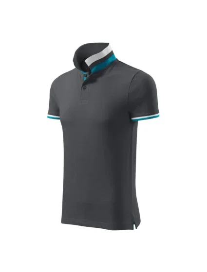 Malfini Collar Up M MLI-25683 světle antracitová polokošile