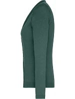Daiber JN 660 Dámský pletený cardigan s výstřihem do V 02.0660 forest green Daiber JN 660 Dámský pletený cardigan s výstřihem do V 02.0660 forest green