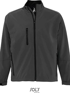 SOL'S Relax Pánská 3-vrstvá softshellová bunda model 22523612 charcoal