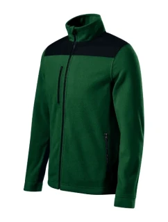 Effect fleece unisex lahvově zelená