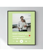 Personalizovaný plakát v rámu - 40x50 - hudební přehrávač Personalizovaný plakát v rámu - 40x50 - hudební přehrávač