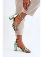 Dámské sandály 24SD98-6768 zelené - Step in style