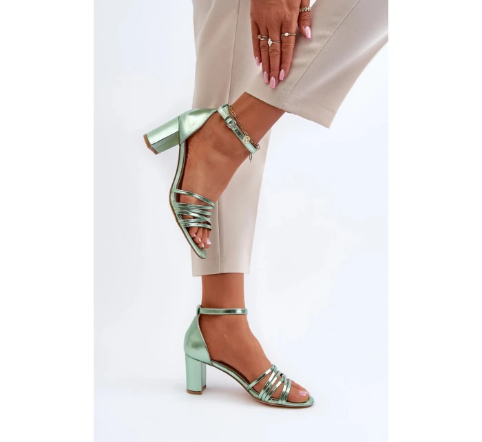 Dámské sandály 24SD98-6768 zelené - Step in style