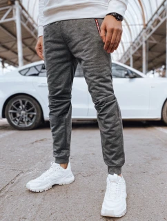 Pánské světle šedé teplákové kalhoty Dstreet model 21975798 - FashionStreet