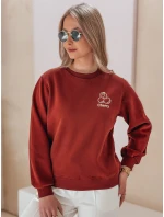 Dámská oversize mikina s výšivkou  model 21988015 - Dstreet