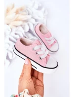 Dětské Brokátové Tenisky Růžové Bling-Bling Dětské Brokátové Tenisky Růžové Bling-Bling