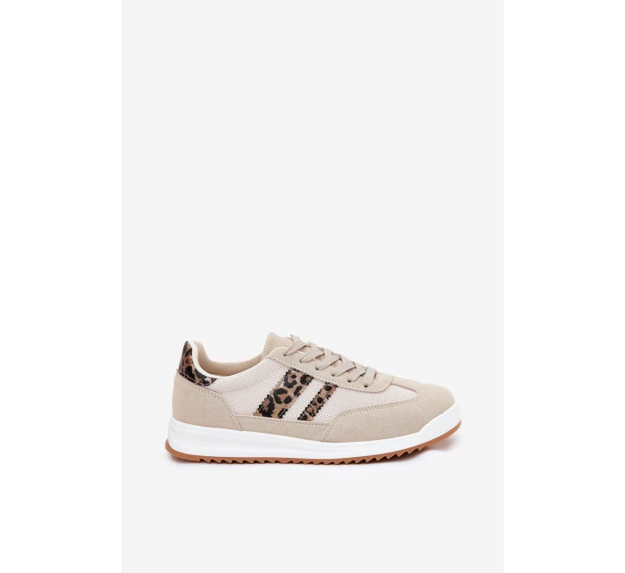 Dámské Tenisky Z Eko Semiše Leopardí Béžové Marinils Dámské Tenisky Z Eko Semiše Leopardí Béžové Marinils