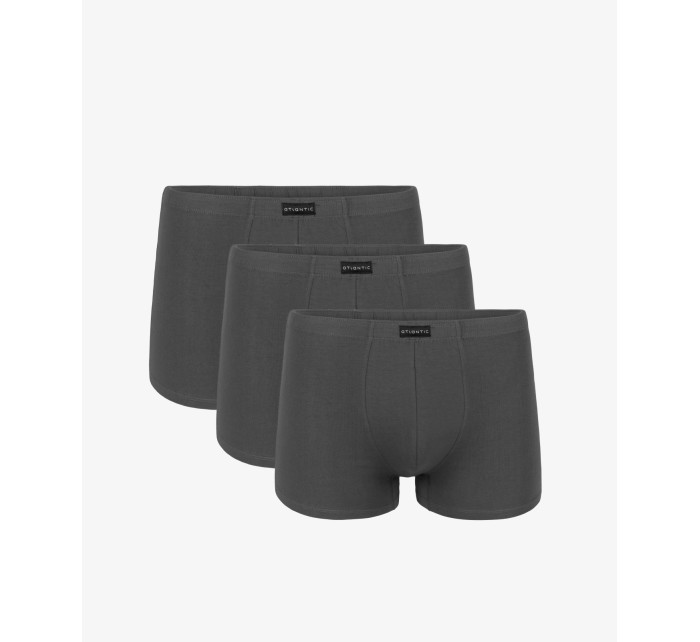Pánské boxerky ATLANTIC 3Pack - šedé