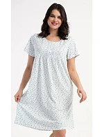 Dámská noční košile s krátkým rukávem model 22405781 - Vienetta Dámská noční košile s krátkým rukávem model 22405781 - Vienetta