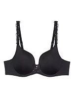 Dámská podprsenka Wild Azalea Florale WP - BLACK - černá 0004 - TRIUMPH