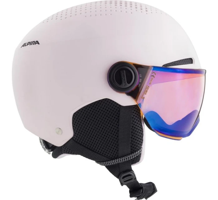Lyžařská přilba ALPINA ZUPO VISOR Q-LITE ROSE 51-55 Lyžařská přilba ALPINA ZUPO VISOR Q-LITE ROSE 51-55