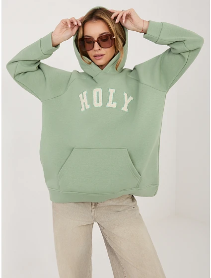 Bluza RV BL model 22089421 pistacjowy - FPrice Bluza RV BL model 22089421 pistacjowy - FPrice