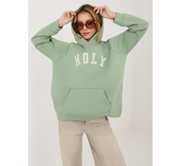 Bluza RV BL model 22089421 pistacjowy - FPrice Bluza RV BL model 22089421 pistacjowy - FPrice