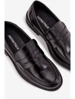 Pánské mokasíny z eko kůže Darvell – černé