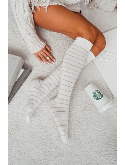 DÁMSKÉ PODKOLENKY S TENKÝMI PROUŽKY 0248.013