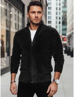 Pánský rozepínací svetr černý Dstreet model 21982388 - FashionStreet