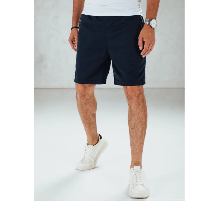 FashionStreet pánské tmavě modré teplákové šortky SX2472