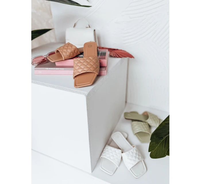 Dámské žabky SATELIVA beige FashionStreet ZY0972