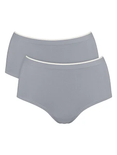 Dámské kalhotky GO Sense Highwaist 2P - GRAY - šedé 3602 - SLOGGI