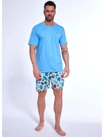 Pyžamo model 21186029 Travel kr/r M2XL pánské - Cornette Pyžamo model 21186029 Travel kr/r M2XL pánské - Cornette