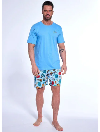 Pyžamo model 21186029 Travel kr/r M2XL pánské - Cornette Pyžamo model 21186029 Travel kr/r M2XL pánské - Cornette