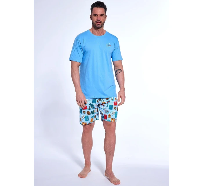 Pyžamo model 21186029 Travel kr/r M2XL pánské - Cornette Pyžamo model 21186029 Travel kr/r M2XL pánské - Cornette