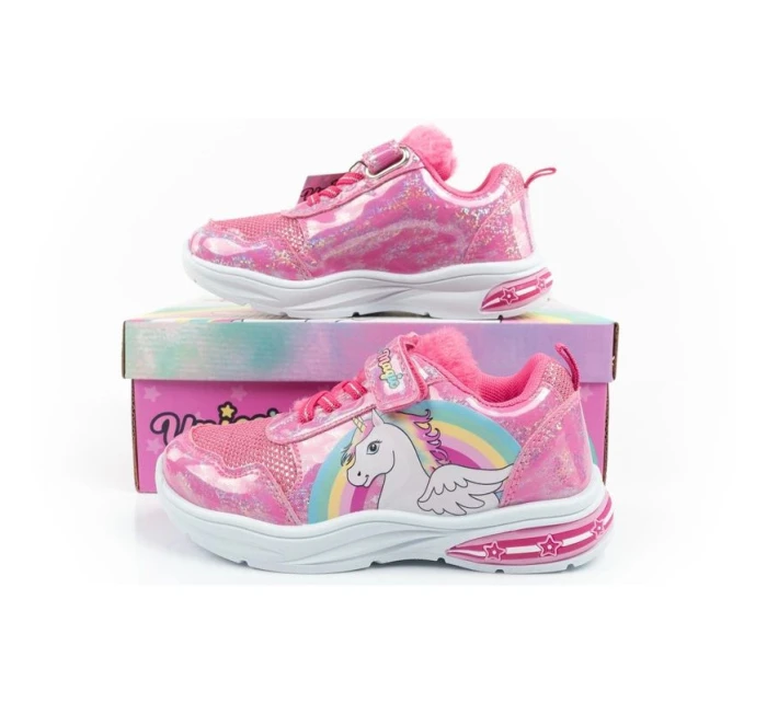 Leomil magic unicorn sportovní boty dětské tenisky LED
