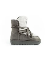 snow boots dámské zimní módní model 21405954 zateplené šedé dámské - D.Franklin