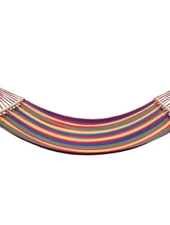 ZAHRADNÍ HOUPACÍ SÍŤ PRO 1 OSOBU 200X80CM S TYČÍ 1064048