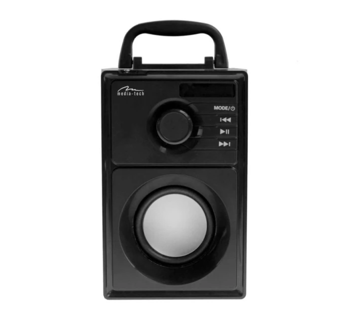 MEDIA-TECH BEZDRÁTOVÝ REPRODUKTOR BOOMBOX STŘÍBRNÝ 15W MRS MT3179