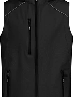 Promodoro 7840 Pánská 3-vrstvá softshellová vesta 40.7840 black