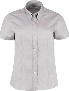 KK 701 Halenka Oxford s krátkým rukávem silver grey model 22420358 - Kustom Kit
