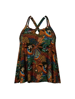 Style Mabel Top tankini - horní díl 8855-1 safari - RosaFaia