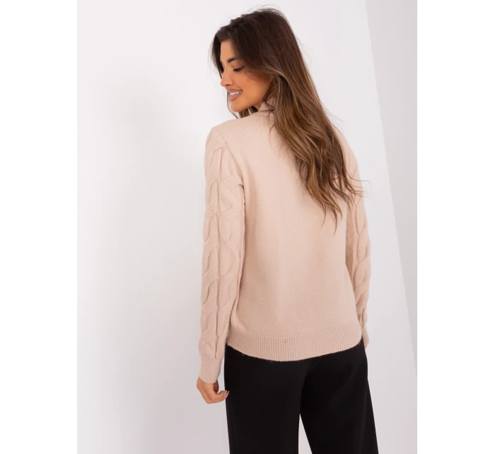 Sweter AT SW model 19005792 beżowy - FPrice