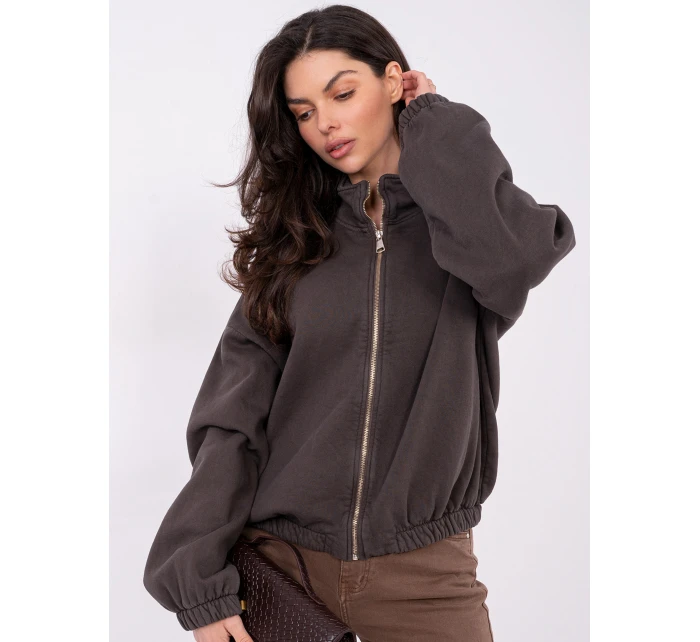 WT BL mikina A1460.19P tmavě hnědá