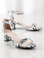 Moderní sandály se zvířecím motivem dámské na širokém podpatku Moderní sandály se zvířecím motivem dámské na širokém podpatku