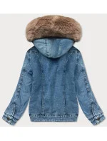 Světle oboustranná džínová bunda pro přechodné období model 16279951 - S'WEST Světle oboustranná džínová bunda pro přechodné období model 16279951 - S'WEST