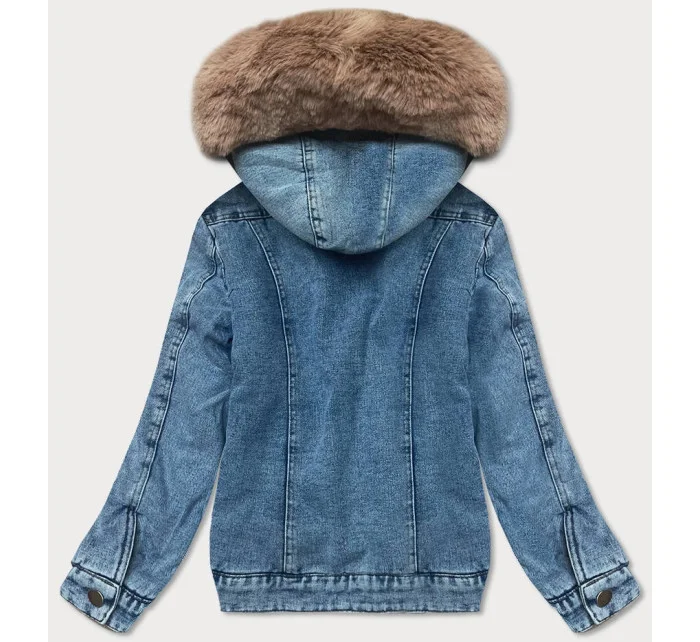 Světle oboustranná džínová bunda pro přechodné období model 16279951 - S'WEST Světle oboustranná džínová bunda pro přechodné období model 16279951 - S'WEST