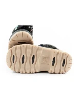 Lee Cooper zimní sněhule dětské zateplené sněhule pro dívky černé