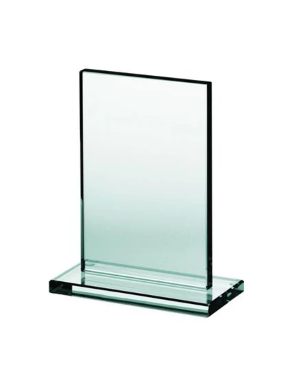 Skleněná trofej s matným podstavcem