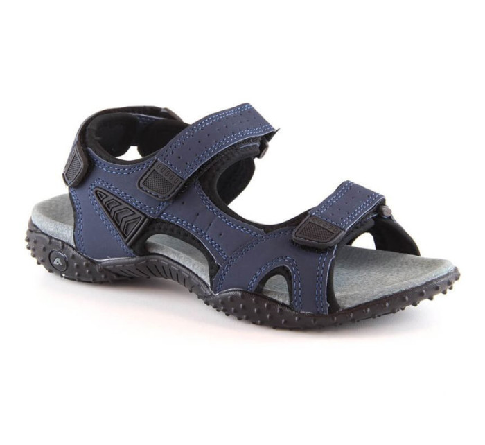 Sportovní sandály American Club W AM929B na suchý zip v tmavě modré barvě