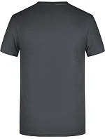 Daiber 8008 Pánské tričko z bio bavlny 02.8008 black heather