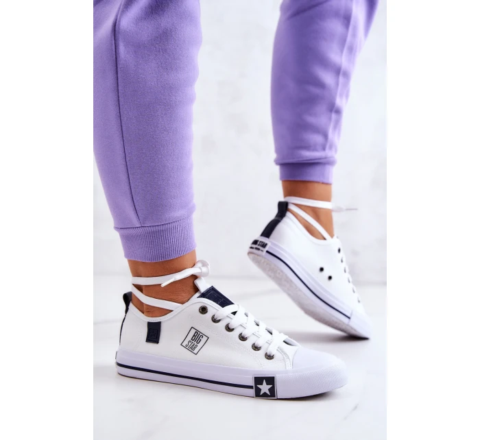 Klasické nízké tenisky Big Star JJ274255 Bílé