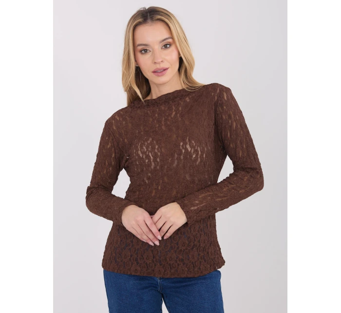 Bluzka IT BZ model 21834320 brązowy - FPrice Bluzka IT BZ model 21834320 brązowy - FPrice